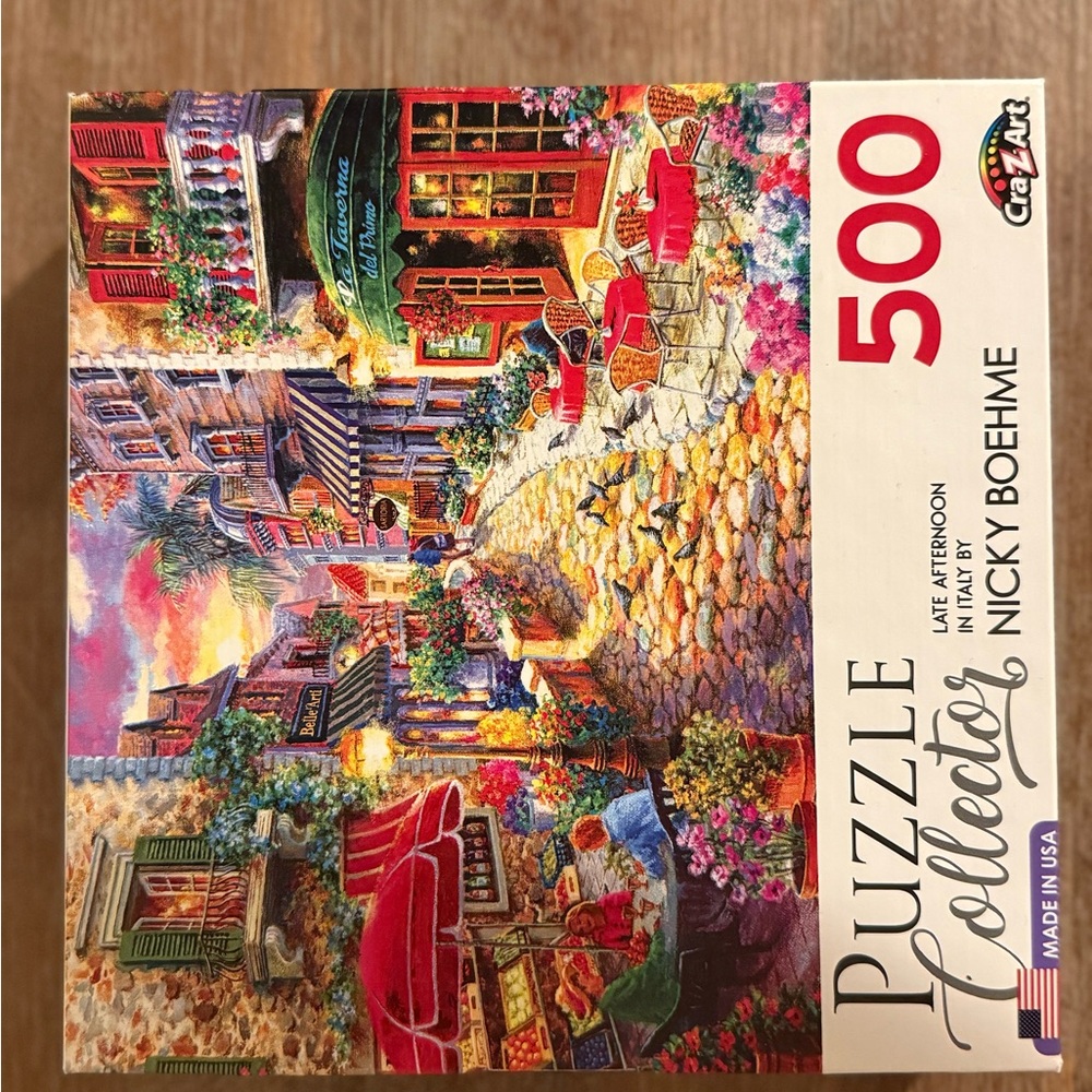 500-Piece Puzzle - Vibrant Afternoon Scene